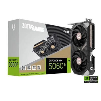 ZOTAC Videokártya PCI-Ex16x nVIDIA RTX 5060 Ti AMP 8GB GDDR7