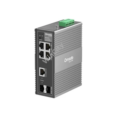 TP-LINK Switch Ipari 4x1000Mbps + 1xGigabit SFP + 1xGigabit kombó SFP Fémházas, IES206G