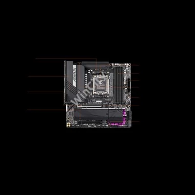 GIGABYTE Alaplap AM5 B650M AORUS ELITE AMD B650, mATX