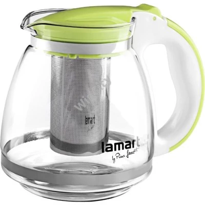 LAMART LT7028 TEÁSKANNA ZÖLD 1,5L VERRE