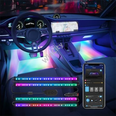 GOVEE RGBIC Interior Car Lights Without Remote Control