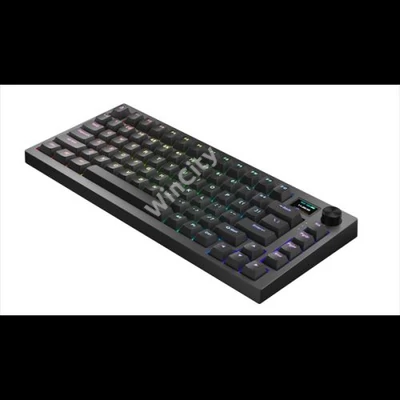 AVAX Vezetékes/Vezeték Nélküli Billentyűzet GM02 PRO USB, Fekete, Mechanikus, Red Switch, HUN