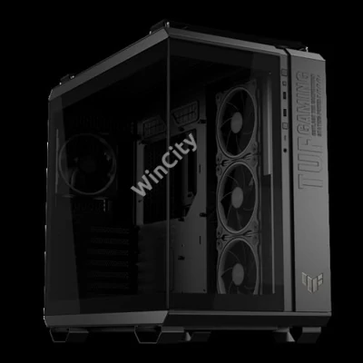 ASUS Ház TUF Gaming GT502, Tápegység nélkül, Fekete, Üvegfalú