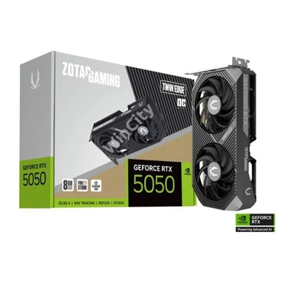 ZOTAC Videokártya PCI-Ex16x nVIDIA RTX 5050 TWIN EDGE OC 8GB GDDR6 OC