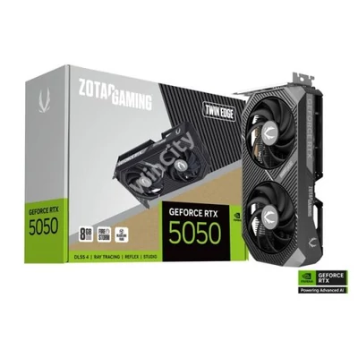 ZOTAC Videokártya PCI-Ex16x nVIDIA RTX 5050 TWIN EDGE 8GB GDDR6