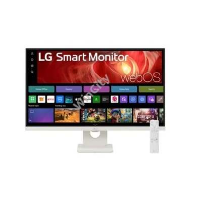 LG Smart monitor 27" 27U731SA-W, 3840x2160, 16:9, 350cd/m2, 5ms, HDMIx2/USBx2/USB-C, hangszóró