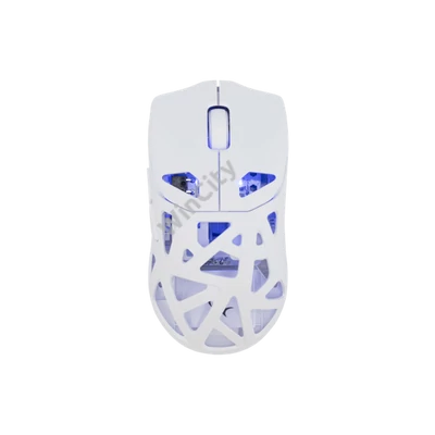 WHITE SHARK WGM-5019W DAGONET-W / 12.000 dpi fehér vez.nélk. gam. egér Pixart3311