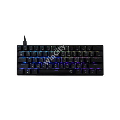 WHITE SHARK GK-004123B/BL-HU SHINOBI-2/B-BL-HU vezetékes mech. bill. 62 kék gomb,fekete, magyar