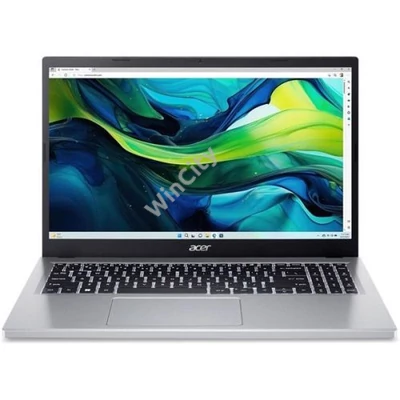 ACER Aspire Go AG15-32P-33EG, 15.6" FHD, Intel Core 3 N355, 16GB, 512GB SSD, UMA, DOS, ezüst