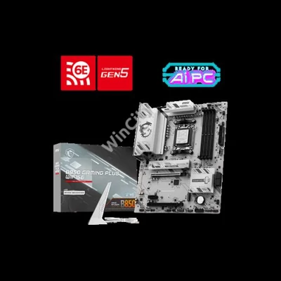 MSI Alaplap AM5 B850 GAMING PLUS WIFI6E AMD B850, ATX