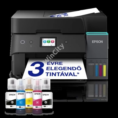 EPSON Tintasugaras nyomtató - EcoTank L6390 (A4, MFP, színes,4800x1200 DPI,35 lap/perc, Full duplex, ADF, USB/LAN/Wifi)