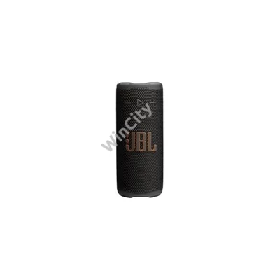 JBL GRIP BLK hordozható bluetooth hangszóró, fekete, app vezérlés, USB, vízálló, porálló, beépített hangulat világítás