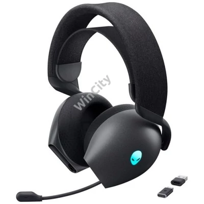 DELL Alienware Tri-Mode Wireless Gaming fejhallgató AW725H - Dark Side of the Moon