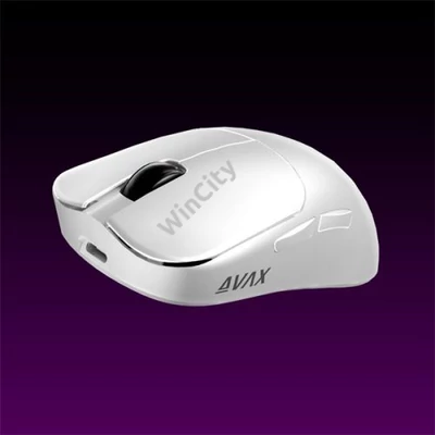 AVAX Vezeték Nélküli Egér - LW02 PRO tri-mode 1k lightweight, Gamer, fehér
