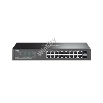 TP-LINK Switch 20x1000Mbps(16xPOE+) + 2xSFP Fémházas Easy Smart (Omada), ES220GP