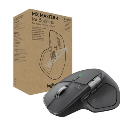 LOGITECH Egér - MX Master 4 For Business Vezeték Nélküli, Grafitszürke