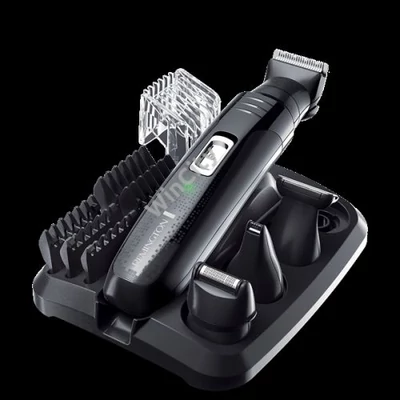 REMINGTON PG6130 titán bevonatú arcszőrzet igazító, 40 perc akkus üzem, 5 fésű (1,5–12 mm), mosható