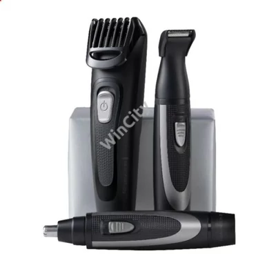 REMINGTON WORKS MB905 szakállvágó készlet, 6 részes, 9 hosszbeáll. (2–18 mm), precíziós trimmer, orr-/fülszőrnyíró, USB