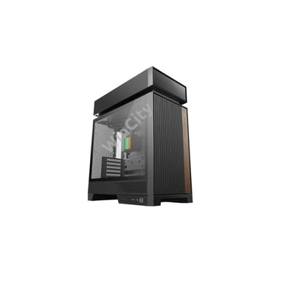 DEEPCOOL Ház ATX CL6600, Vízhűtéssel, Tápegység nélkül, Fekete, Üvegfalú