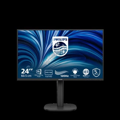 Philips IPS monitor 24" 24B2N3200J, 1920x1080, 16:9, 300cd/m2, 4ms, VGA/DisplayPort/HDMI/USB, 120 Hz, hangszóró