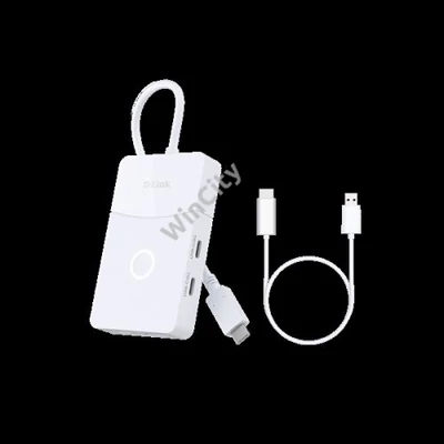 D-LINK USB-C HUB 2xUSB-C + 1xUSB + 1xPD 100W + 1xHDMI + 1x Wireless HDMI, DUP-501