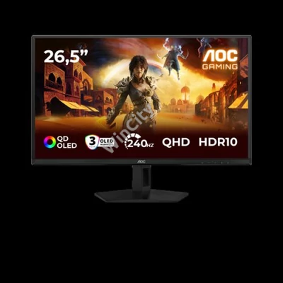 AOC Gaming OLED monitor 26,5" Q27G41ZDF 2560x1440, 16:9, 400cd/m2, 0,03ms, 240Hz, HDMI/DisplayPort