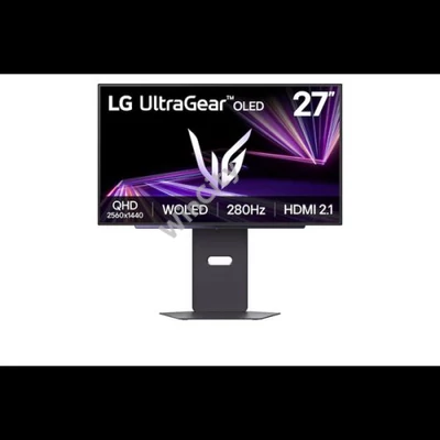 LG Gaming 280Hz OLED monitor 27" 27GX700A, 2560x1440, 16:9, 335cd/m2, 0,03ms, DisplayPort/2xHDMI/3xUSB, áll.mag.,Pivot