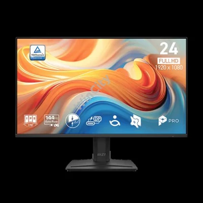 MSI Monitor Business PRO MP242 E14C 23,8" FHD 1920x1080, IPS, 16:9, 144Hz, 1500:1, 1ms, HDMI, USB-C, Black
