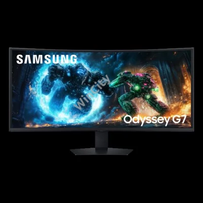 SAMSUNG Odyssey G7 G75F Ívelt Gaming VA monitor 40", 5120x2160, 21:9, 350cd/m2, 1ms, DisplayPort/2xHDMI/2xUSB-A/USB-B