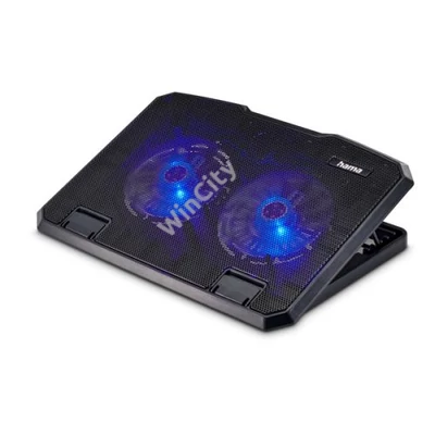 HAMA 126806, NOTEBOOK HŰTŐ "BLACK METAL", 15.6", FEKETE