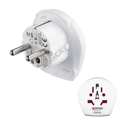 HAMA 223831, UTAZÓADAPTER VILÁG - EURÓPA HU