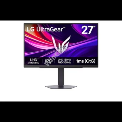 LG UltraGear 4K IPS Gaming monitor 27" 27G810A-B, 3840x2160, 16:9, 400cd/m2, 1ms, DisplayPort/2HDMI, áll.mag., pivot