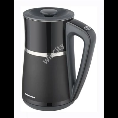HEINNER HEK-D22002WBK Vízforraló, LCD kijező, 1.7L, 2200W, Fekete