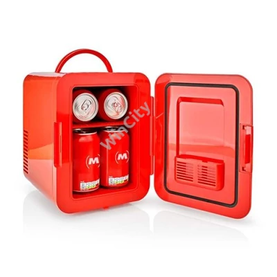 MELISSA hordozható mini (hűtő) autós hűtőszekrény, 4 l űrtartalom, 100-240 V / 12 V, fűtési / hűtési funkció