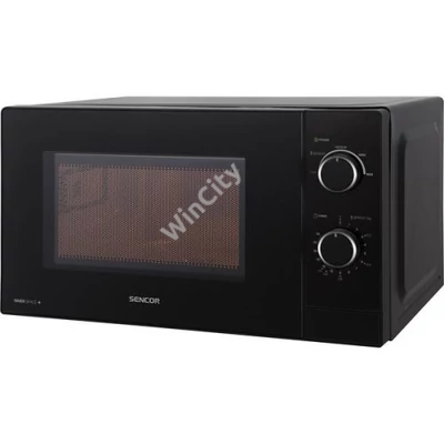SENCOR SMW 1719BK Mikrohullámú sütő, 20L, 700W, Fekete