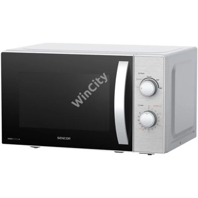 SENCOR SMW 2120SS Mikrohullámú sütő, 5 fokozat, 20L, 700W, Ezüst