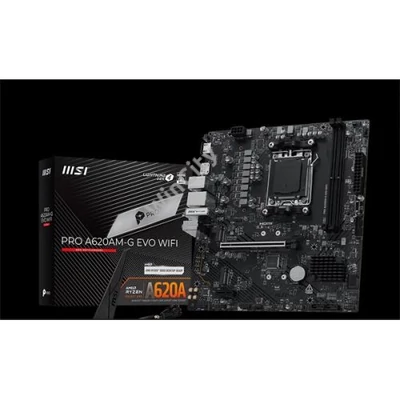 MSI Alaplap AM5 PRO A620AM-G EVO WIFI AMD A620, mATX
