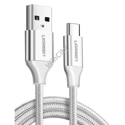 UGREEN USB-USB-C kábel, QC3.0, 0,25m (fehér)