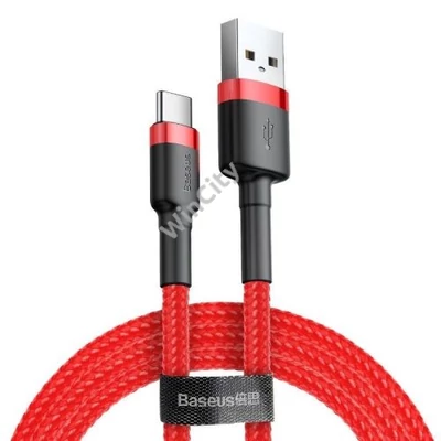 Baseus Cafule USB-USB-C kábel, 2A, 3m (piros)