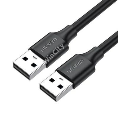 UGREEN US102 USB 2.0 M-M kábel, 1 m (fekete)