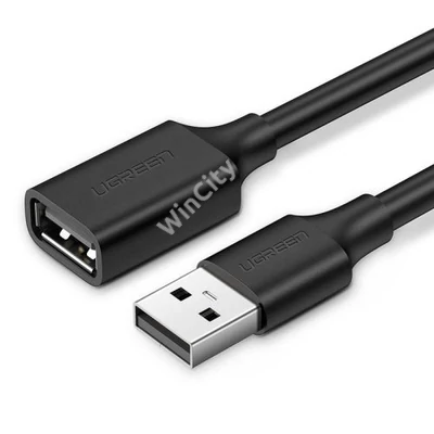 UGREEN US103 USB 2.0 hosszabbító kábel, 1,5 m (fekete)