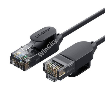 UGREEN NW122 Ethernet RJ45, Cat.6A, UTP hálózati kábel, 10m (fekete)