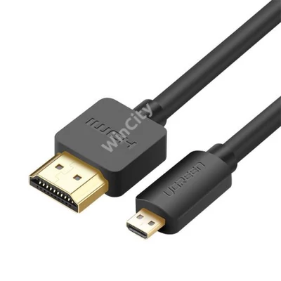 UGREEN HD127 micro HDMI - HDMI 4K 3D kábel, 1m (fekete)