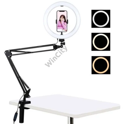 Puluz asztali állvány / állvány LED kliphez 26cm vlog / stream telefonon PKT3090B