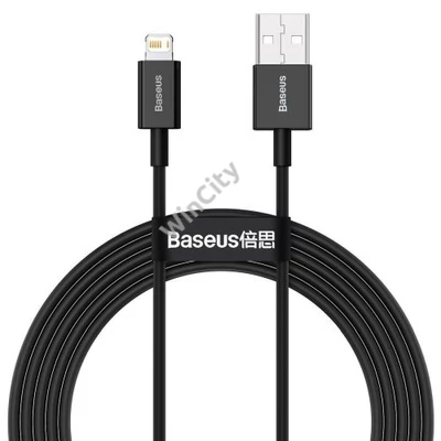 Baseus Superior Series USB-Lightning kábel, 2,4A, 2m (fekete)