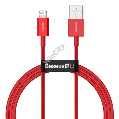 Baseus Superior Series USB-Lightning kábel, 2,4 A, 1 m (piros)