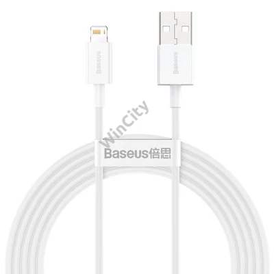 Baseus Superior Series USB-Lightning kábel, 2,4A, 2m (fehér)