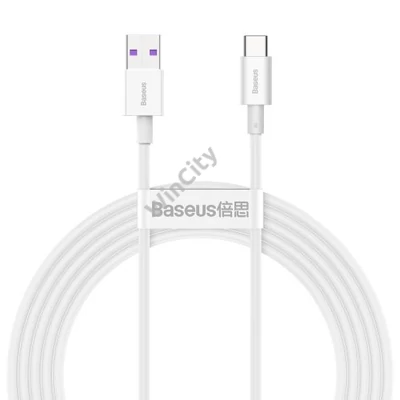 Baseus Superior Series USB-USB-C kábel, 66 W, 2 m (fehér)