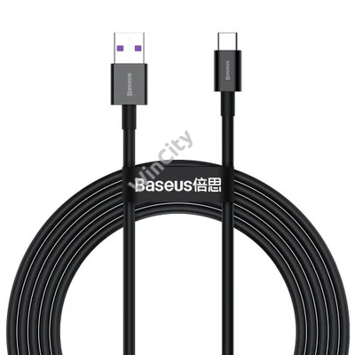 Baseus Superior Series USB-USB-C kábel, 66 W, 2 m (fekete)