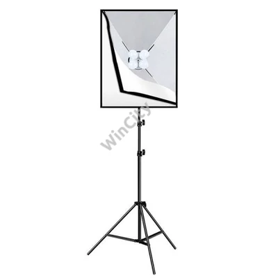 Stúdió szett Puluz LED softbox 50x70cm, állvány, LED izzók 4 db PU5071EU